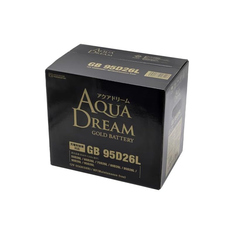 AQUA DREAM GB 95D26L バッテリー アクアドリーム 国産車 充電制御車対応バッテリー GOLD BATTERY GB
