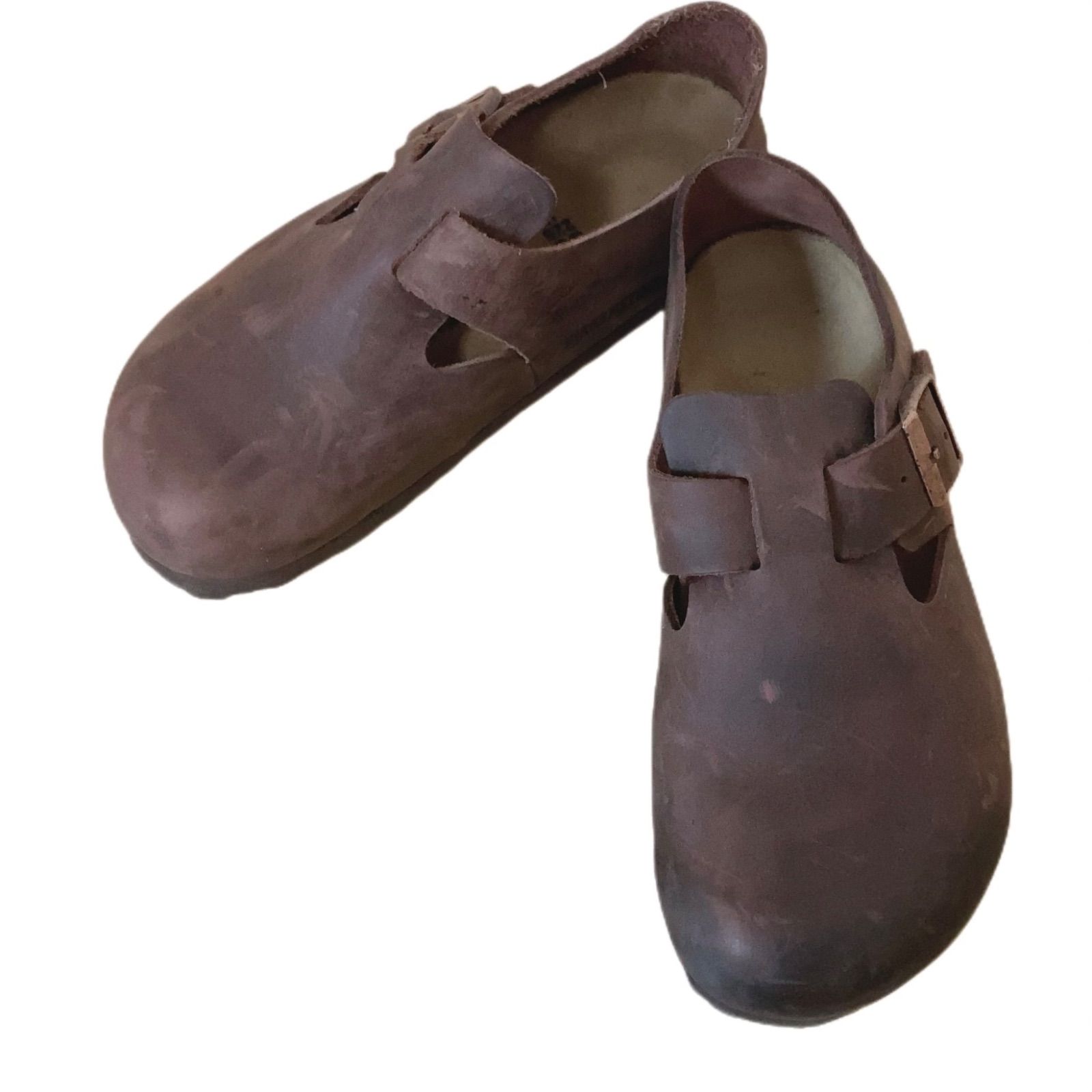 z1369 BIRKENSTOCK ビルケン Londonロンドン サンダル 茶色 レディース