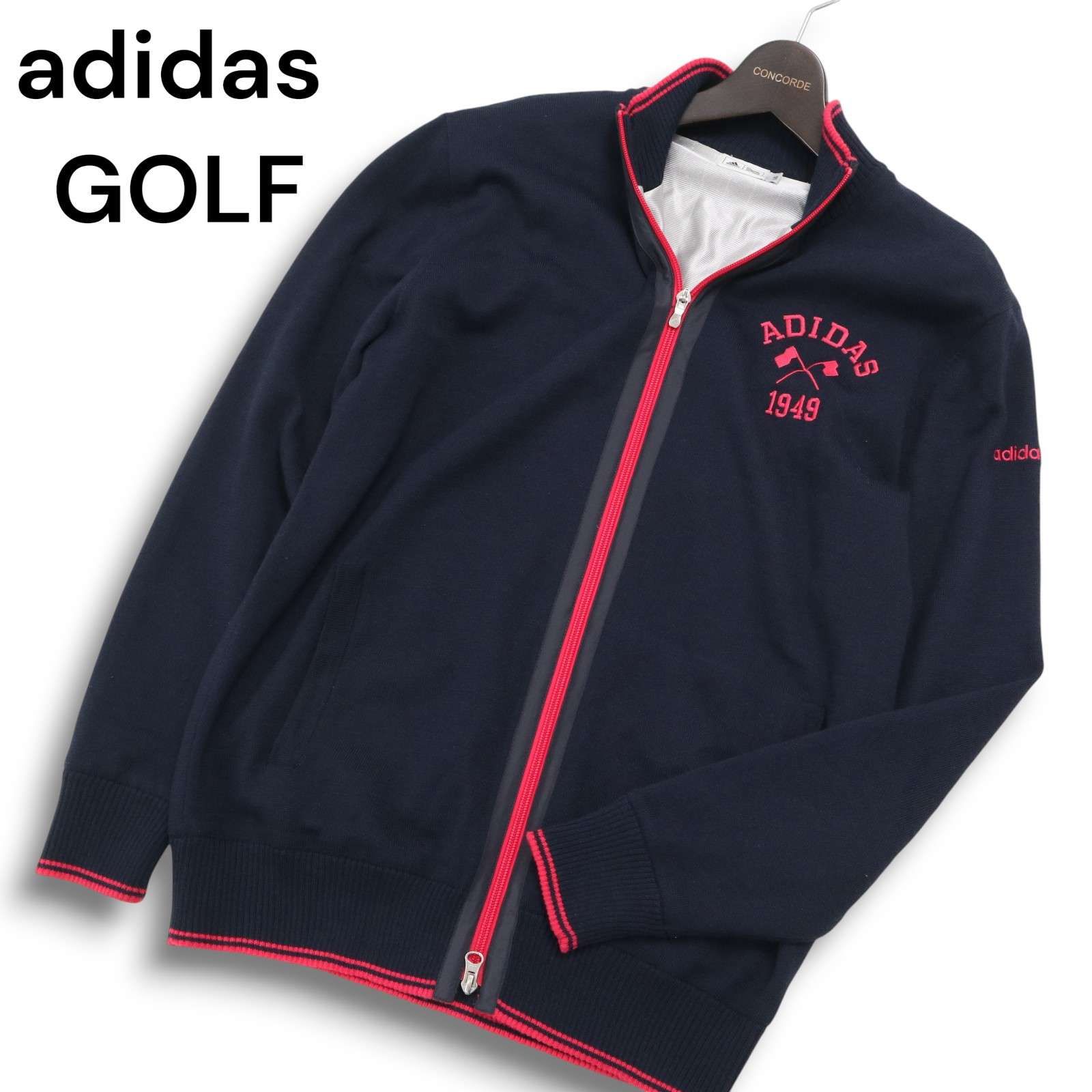 現行モデル パーリーゲイツ ニット セーター ハイネック ボーダー 白