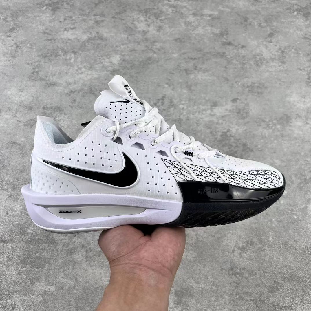 NIKE AIR ZOOM G.T. CUT 3 EP  WHITE BLACK