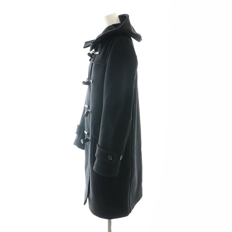 マッキントッシュ 英国製 ロング丈 ウール ダッフルコート 黒 マッキントッシュ MACKINTOSH ダッフルコート ロング アウター