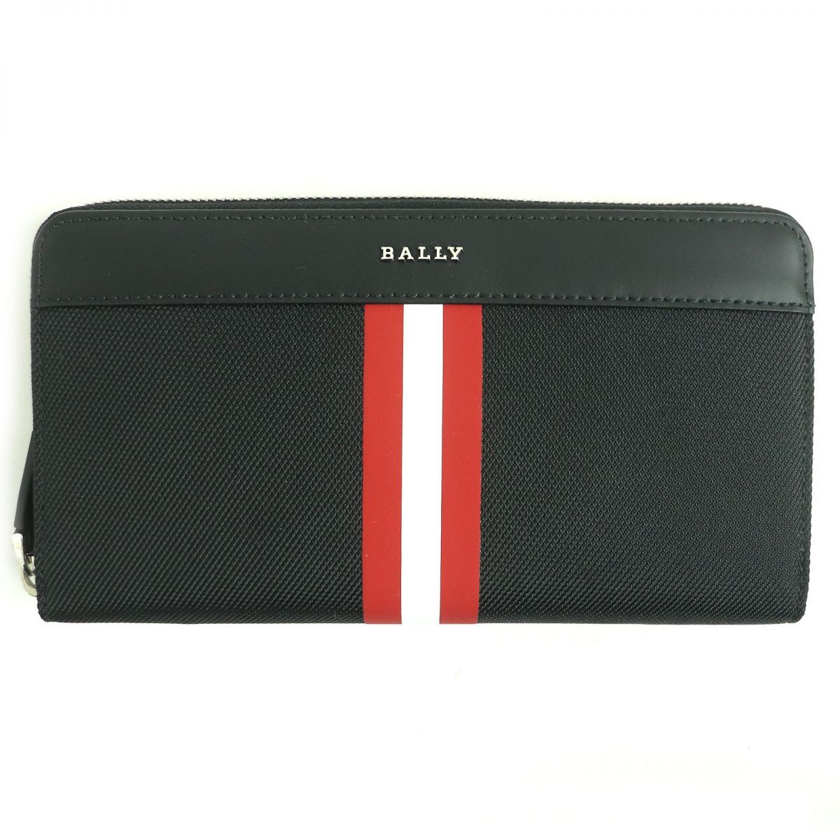 未使用品□BALLY/バリー TITEVIN シルバーロゴ金具 ラインデザイン 