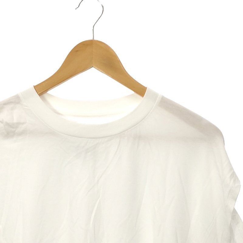 MM6 Maison Margiela / エムエムシックスメゾンマルジェラ | 2023SS | スリーブドレープ デザイン ノースリーブTシャツ | XS | ホワイト | レディース MM6 Maison Margiela / エムエムシックスメゾンマルジェラ | 2023SS