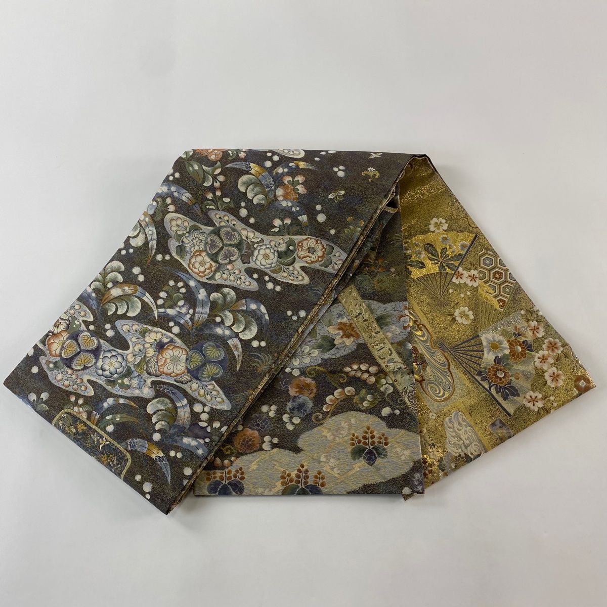 壱阡八百口織 灰紫