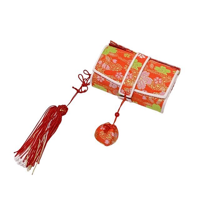 はこせこセット 七五三 女の子 筥迫セット 帯締め 筥迫 ビラ簪 扇子 4