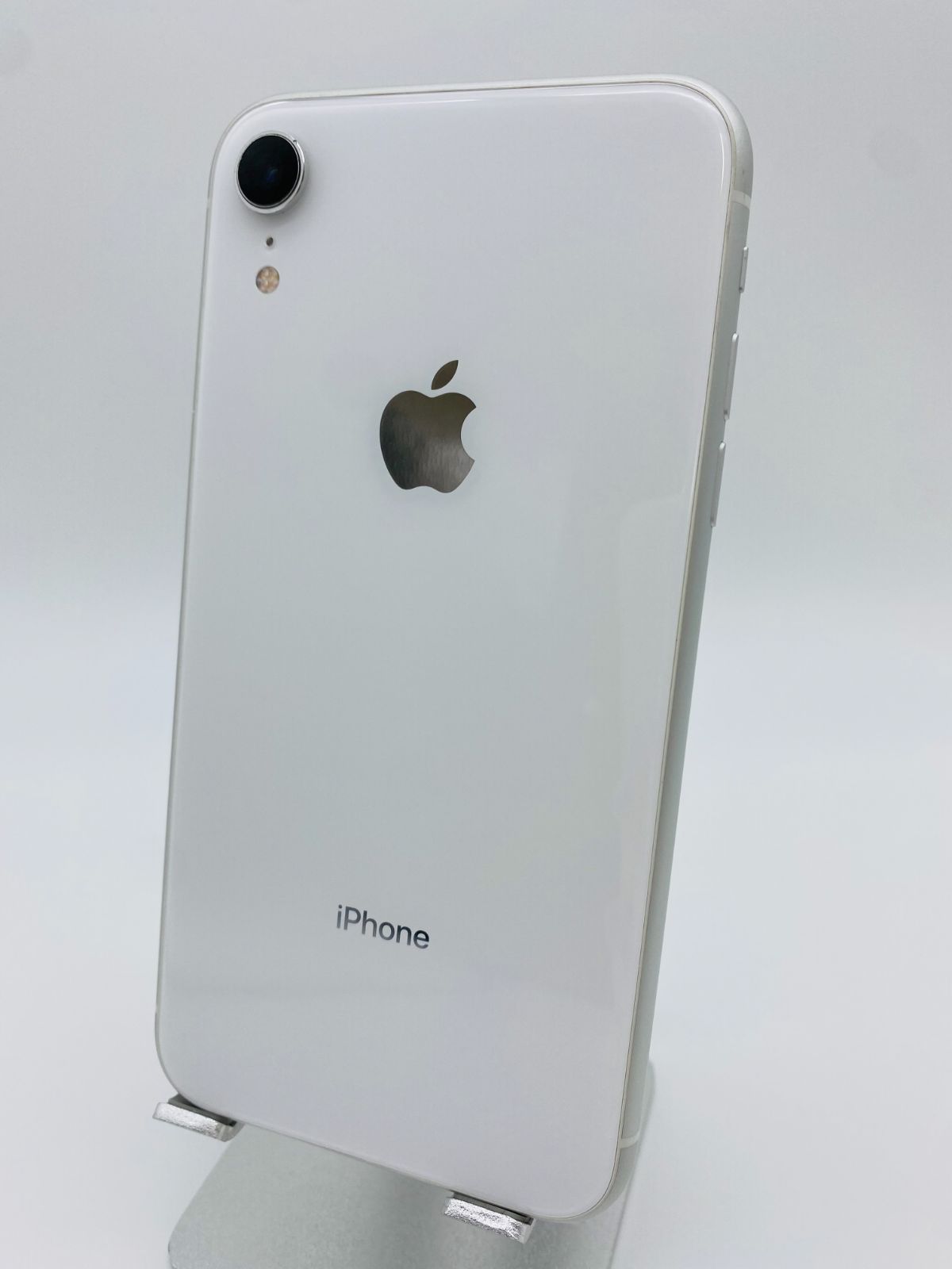 FaceID不可 iPhoneXR 128GB ホワイト/新品バッテリー/シムフリー/おまけ多数　XR-021