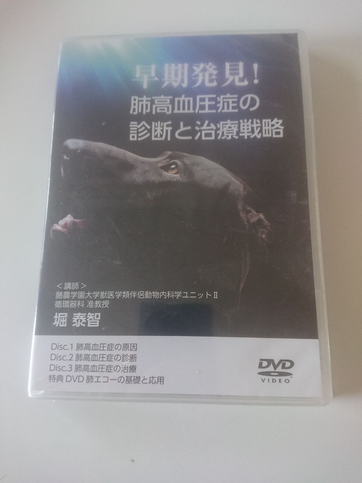 新品未開封DVD / 早期発見！肺高血圧症の診断と治療戦略 / 堀泰智 獣医学類