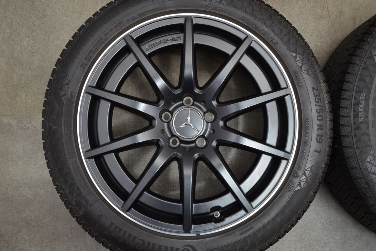 235/50R19 2本 メルセデス ベンツ GLAクラス 新車装着タイヤ 99W MO ブリジストン トランザ T005 BRIDGESTONE TURANZA T005 PSR89539 美品 バリ溝メルセデスAMG H247 GLA34 X247 GLB35 純正 19in 8J +49