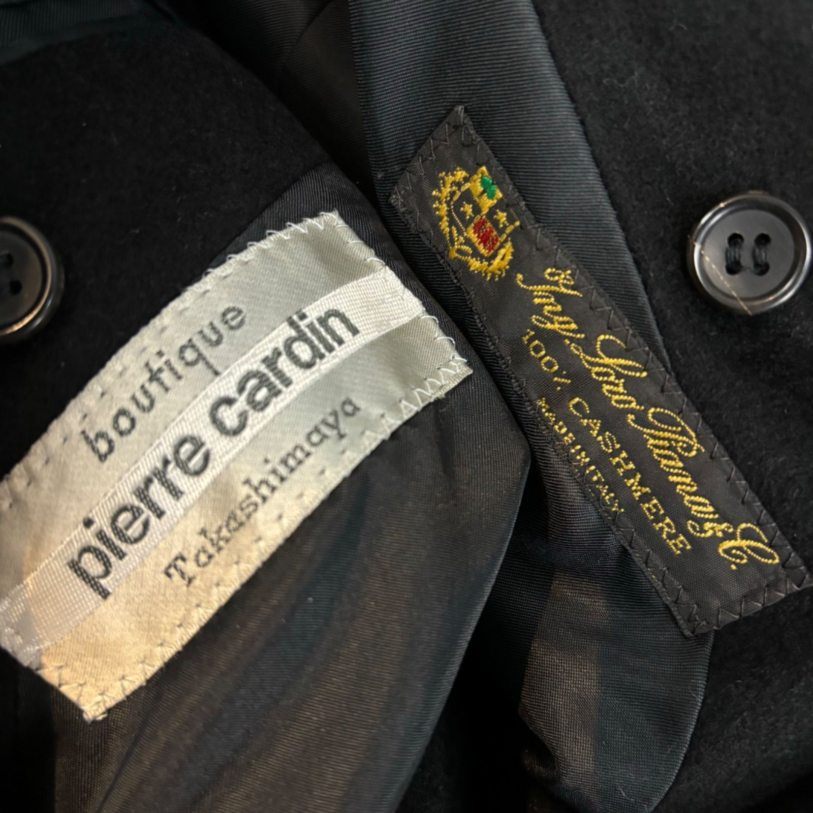 Loro Piana pierre cardin カシミヤ チェスターコート Brilla per il gusto（ブリッラ ペル イル グスト）LORO PIANA