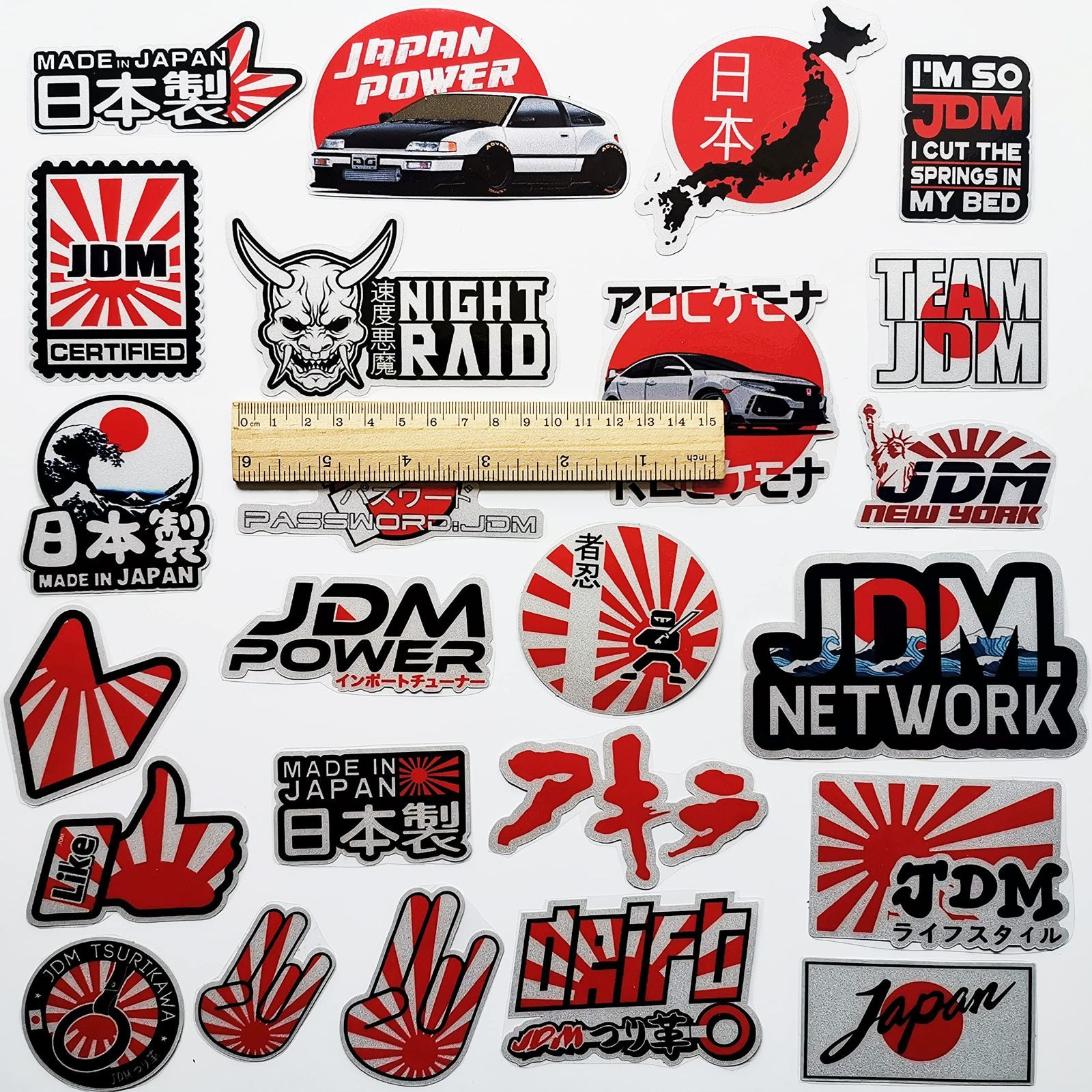 ness様専用 usdm jdm 北米 バンパーステッカー ステッカー - 車外アクセサリー