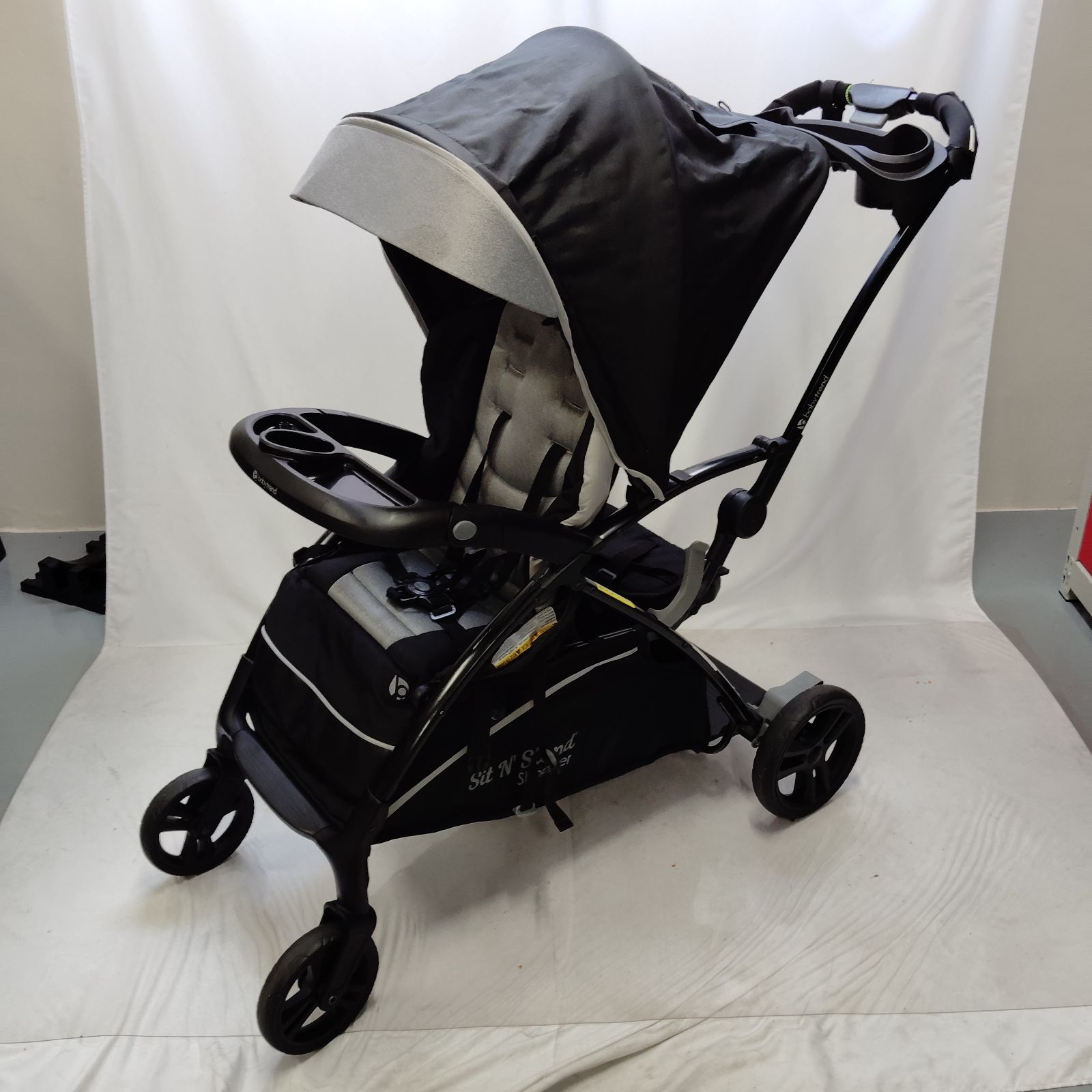 【美品】日本育児　Babytrend 2人乗りベビーカー　　スマートライド　黒 楽天市場】2人乗りベビーカー 日本育児 BabyTrend シット