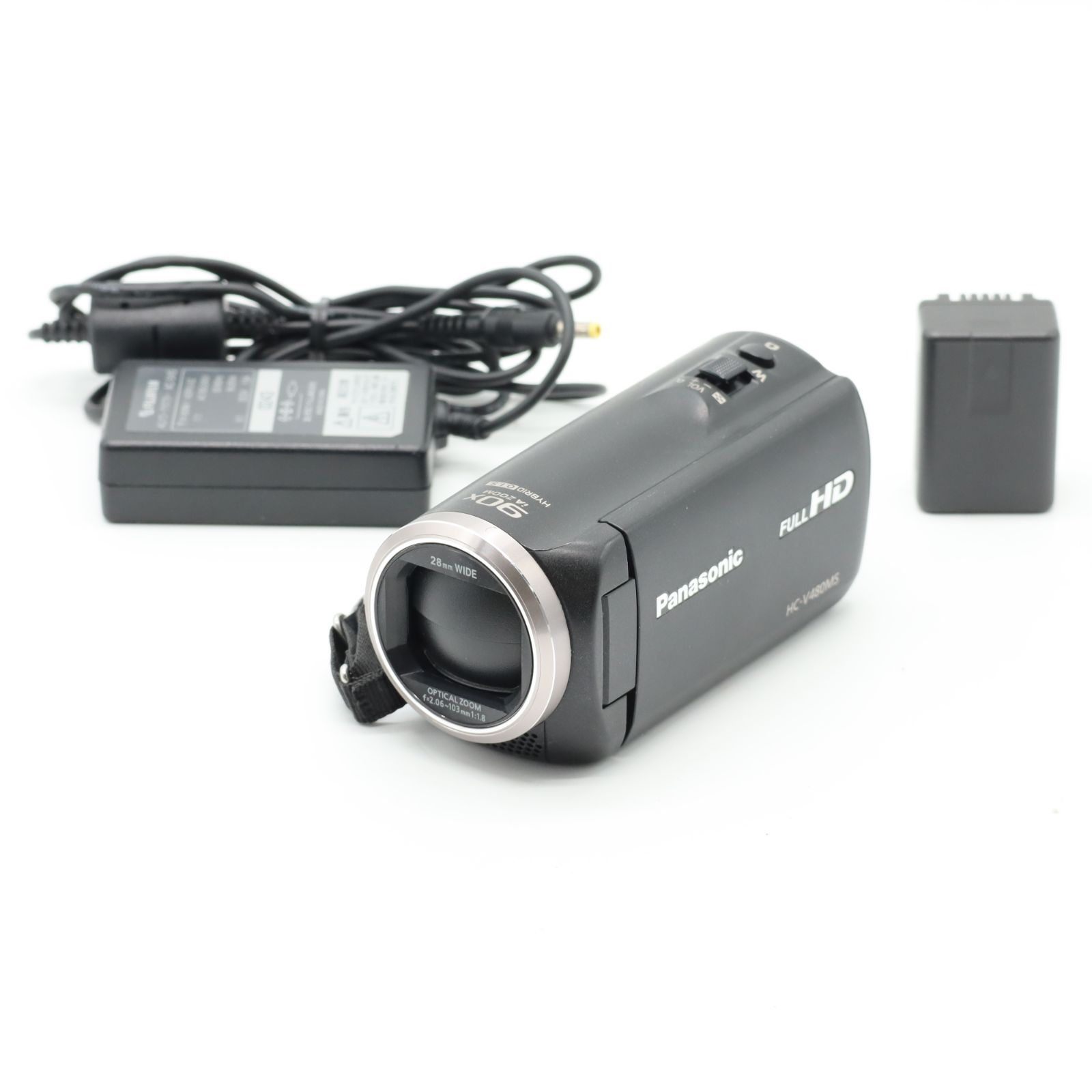 HC-V480MS未使用品 新品級】PANASONIC HC-V480MS ブラック#6611
