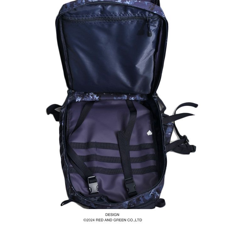 海上自衛隊　デジタル迷彩　アサルトバック アサルトバッグ 海上自衛隊デジタル青迷彩柄 - 大和ミュージアム関連