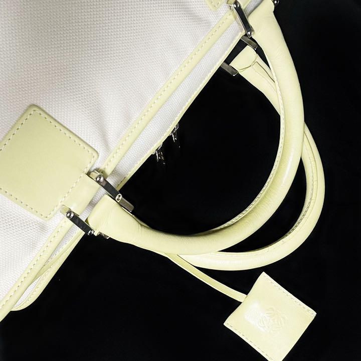 LOEWE ロエベ アマソナ 36 ハンドバッグ キャンバス アナグラム カデナ LOEWE ロエベ アマソナ 36 ハンドバッグ キャンバス アナグラム