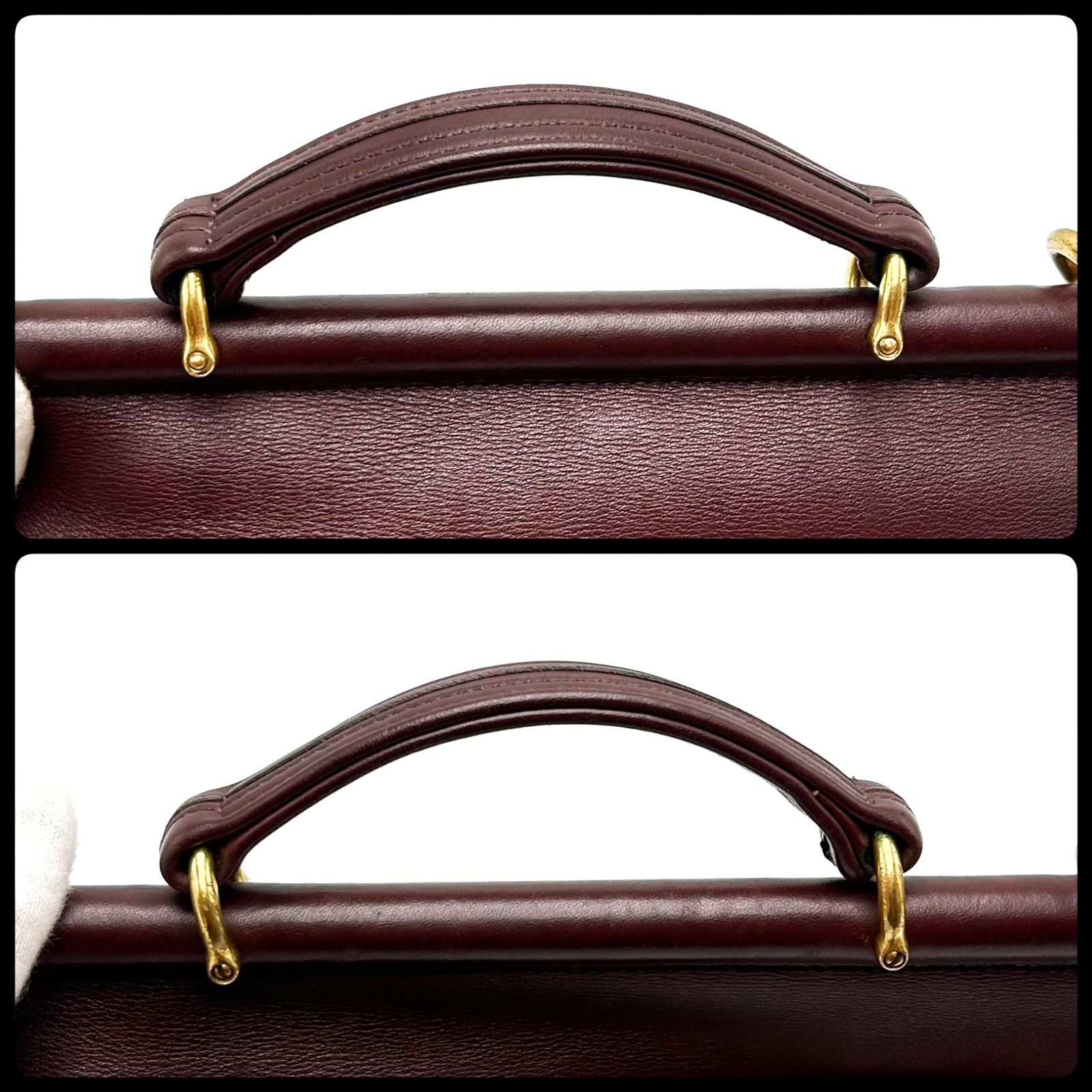 COACHオールド コーチ レザー ショルダーバッグ ブラウン 型番11127 