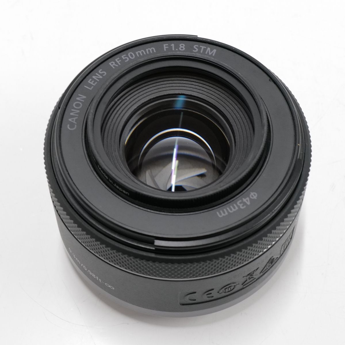 Canon EF50mm F1.8 STM（純正レンズフード・プロテクター箱付） 【公式