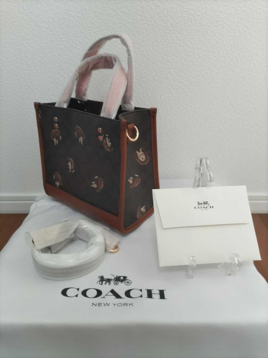 COACH コーチ トートバッグ デンプシー ヘッジホッグ プリント ハリネズミ - メルカリ