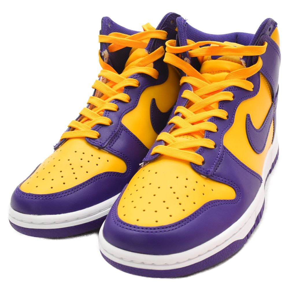 NIKE (ナイキ) DUNK HI RETRO ダンク ハイカットスニーカー イエロー 