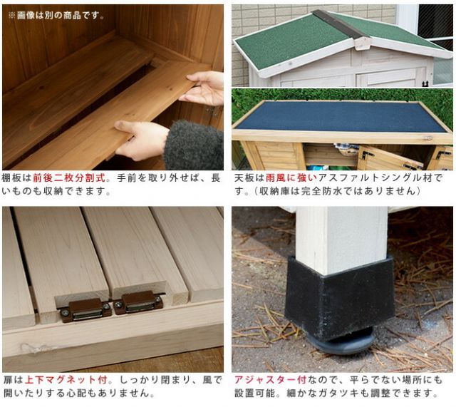 三角屋根収納庫