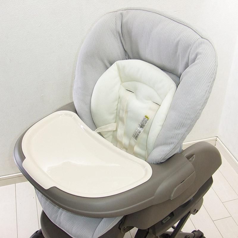 極上クリーニング済　☆美品☆　コンビ　ハイローベッド＆チェア　ネムリラ　グレー ☆極美品☆クリーニング済 Combi ハイローベッド＆チェア ネムリラ