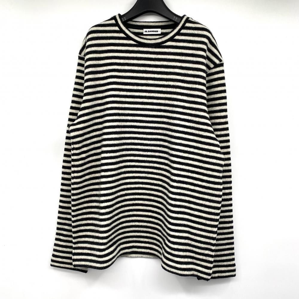 JIL SANDER+ Striped Wool Sweater J47GC0114 ボーダー サイズM 