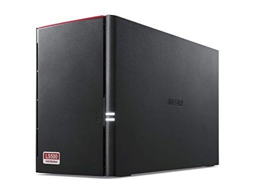 バッファローBUFFALONASスマホ|タブレット|PC対応ネットワークHDD6TBLS520D0602G 同時アクセスでも快適な高速モデル