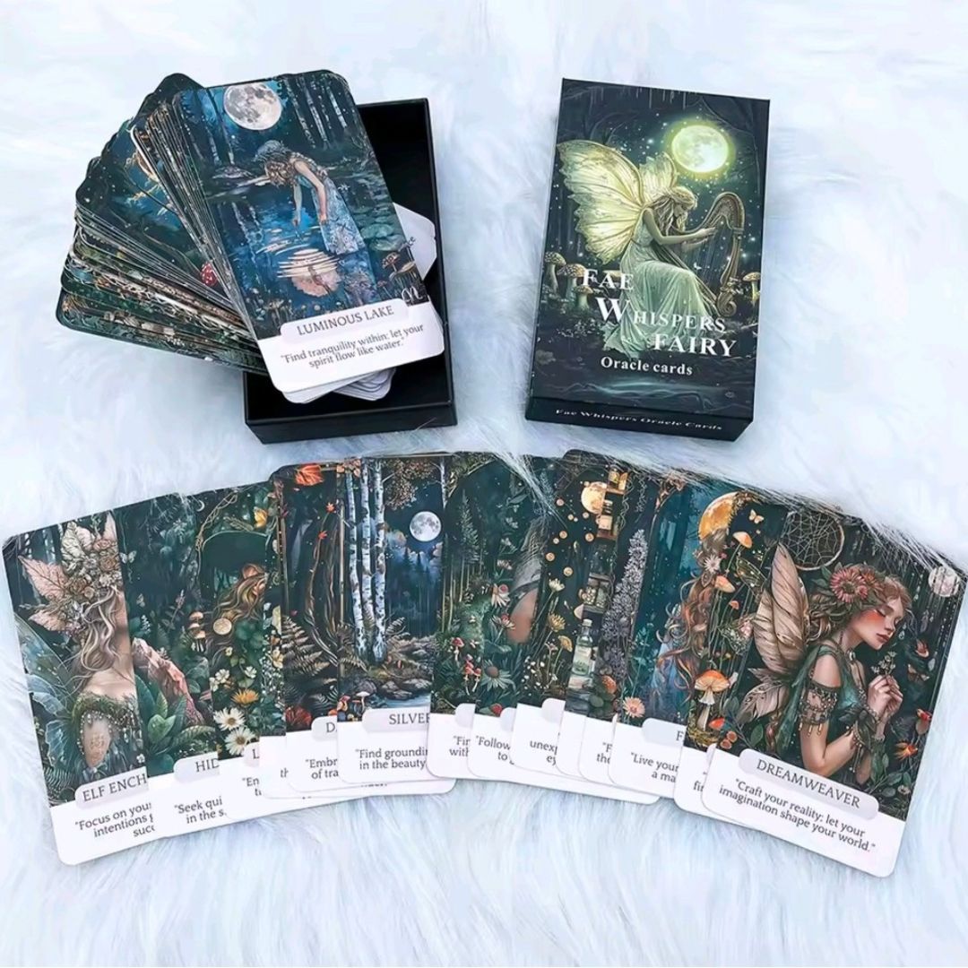 新品】ウィスパーズフェアリーオラクルカード 54 枚 カード12cm×7 cm