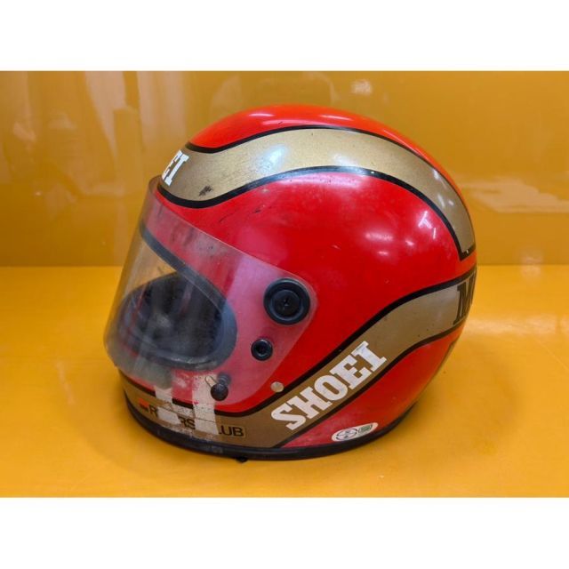 71862 SHOEI ヘルメット ショウエイ 片山敬済 ヘルメット 59 60cm Lサイズ スポンジ劣化多々あり BRIGHTFACE_UK