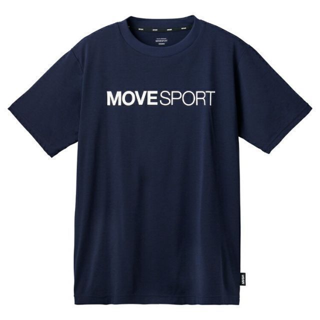 DESCENTE デサント SUNSCREEN アイコニックロゴ ショートスリーブシャツ ネイビー Mサイズ DMMVJA59 NV | スポーツ 服 衣類 機能性 ショートスリーブ トップス 半袖 シャツ ストレッチ性 伸縮性 快適 