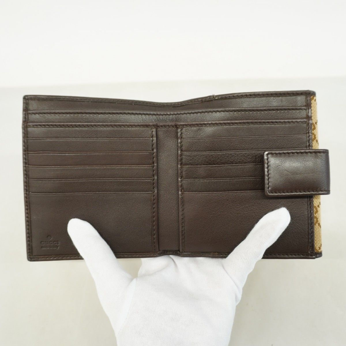 ブラウン シャンパンゴールド金具