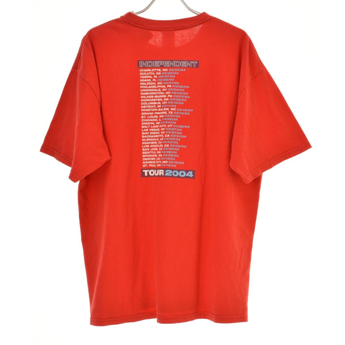 古着】00s Clay Aiken INDEPENDENT 2004半袖Tシャツ トップス