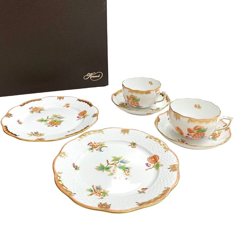 未使用品 HEREND ヘレンド ヴィクトリア・アニバーサリー ティーカップ  