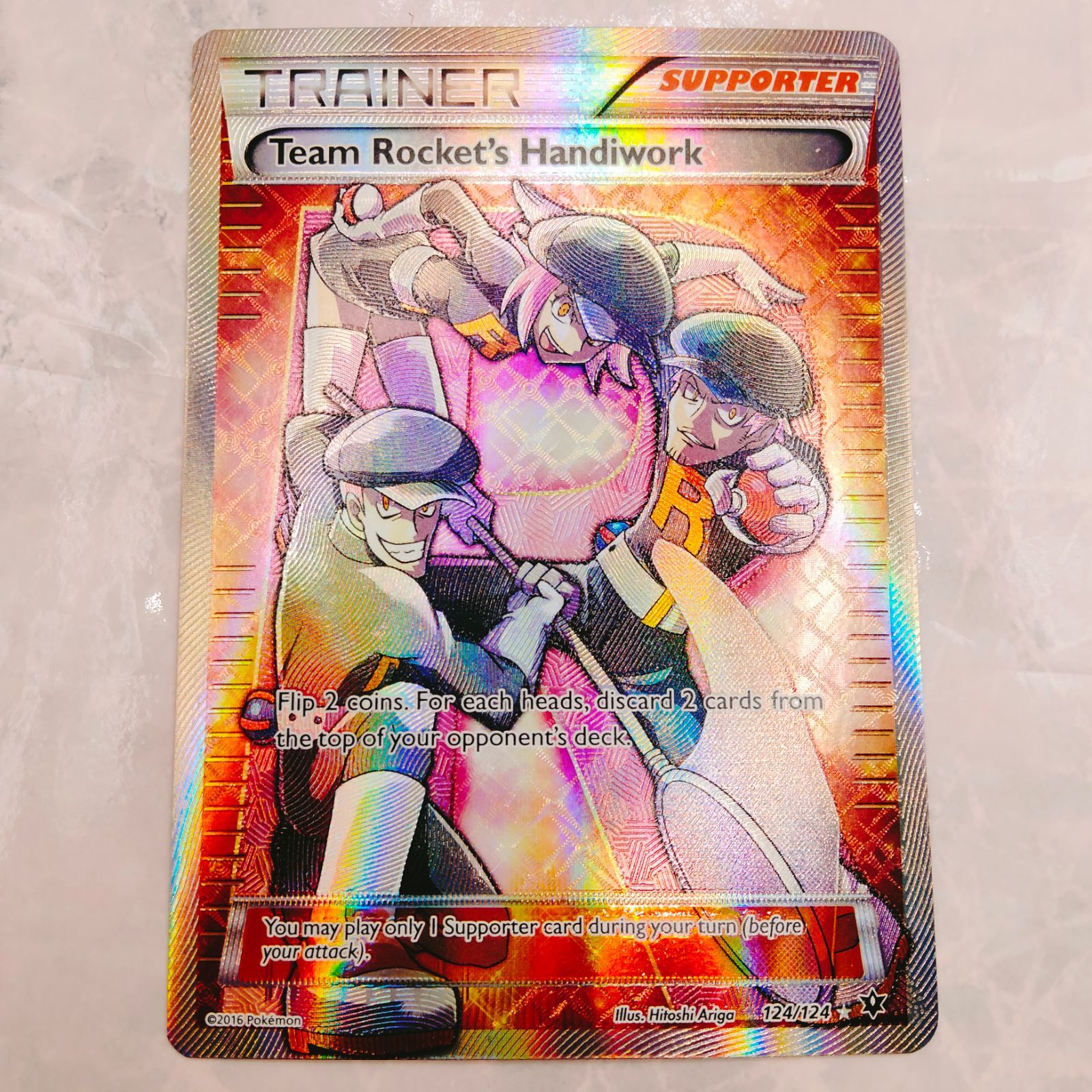 ポケモンカード ロケット団の工作 SR ポケモンカード ロケット団の工作 SR XY10 めざめる超王 087/078
