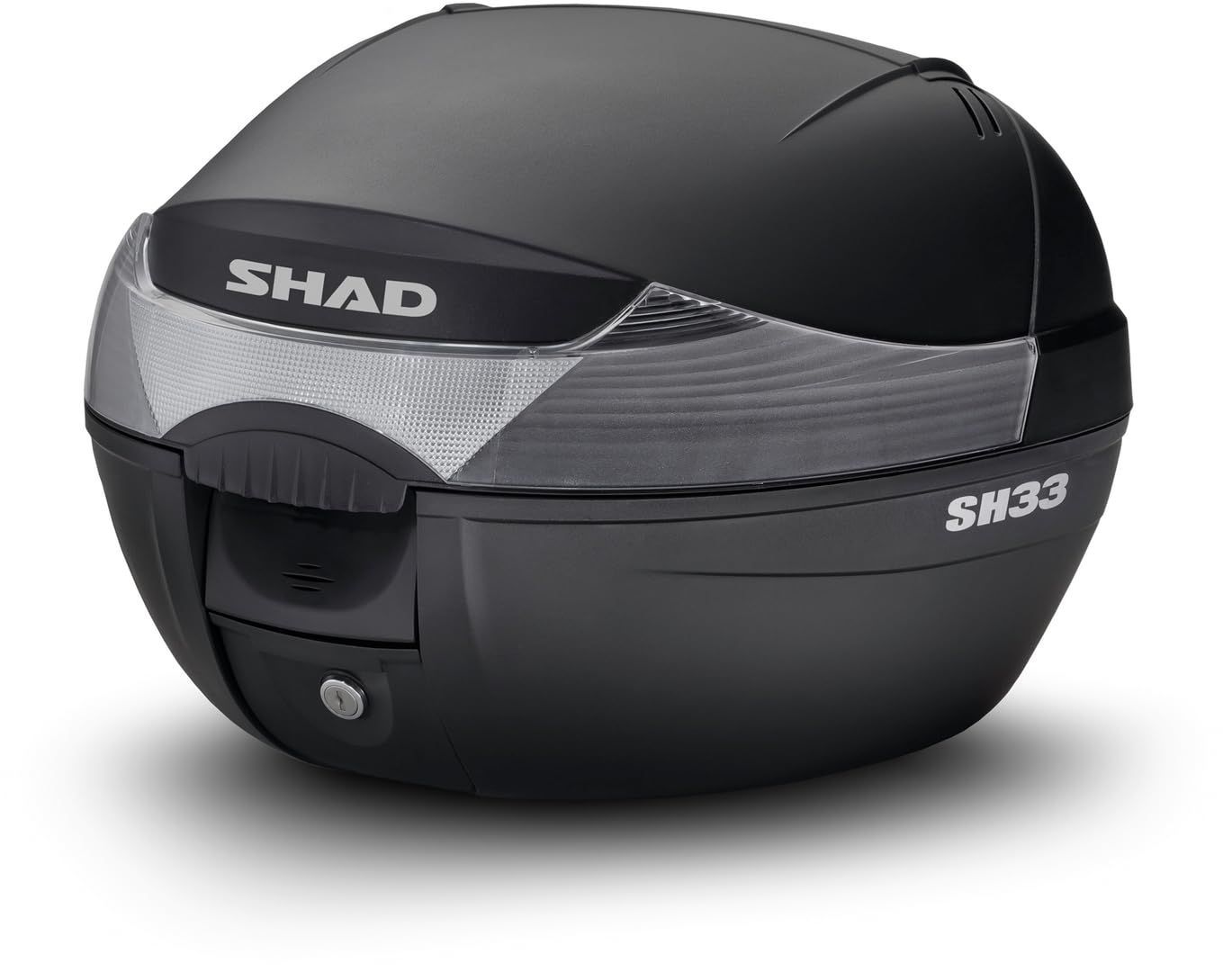 SHAD シャッド バイク トップケース リアボックス SH33 無塗装ブラック インキー無し キーレス フルフェイス収納 33L