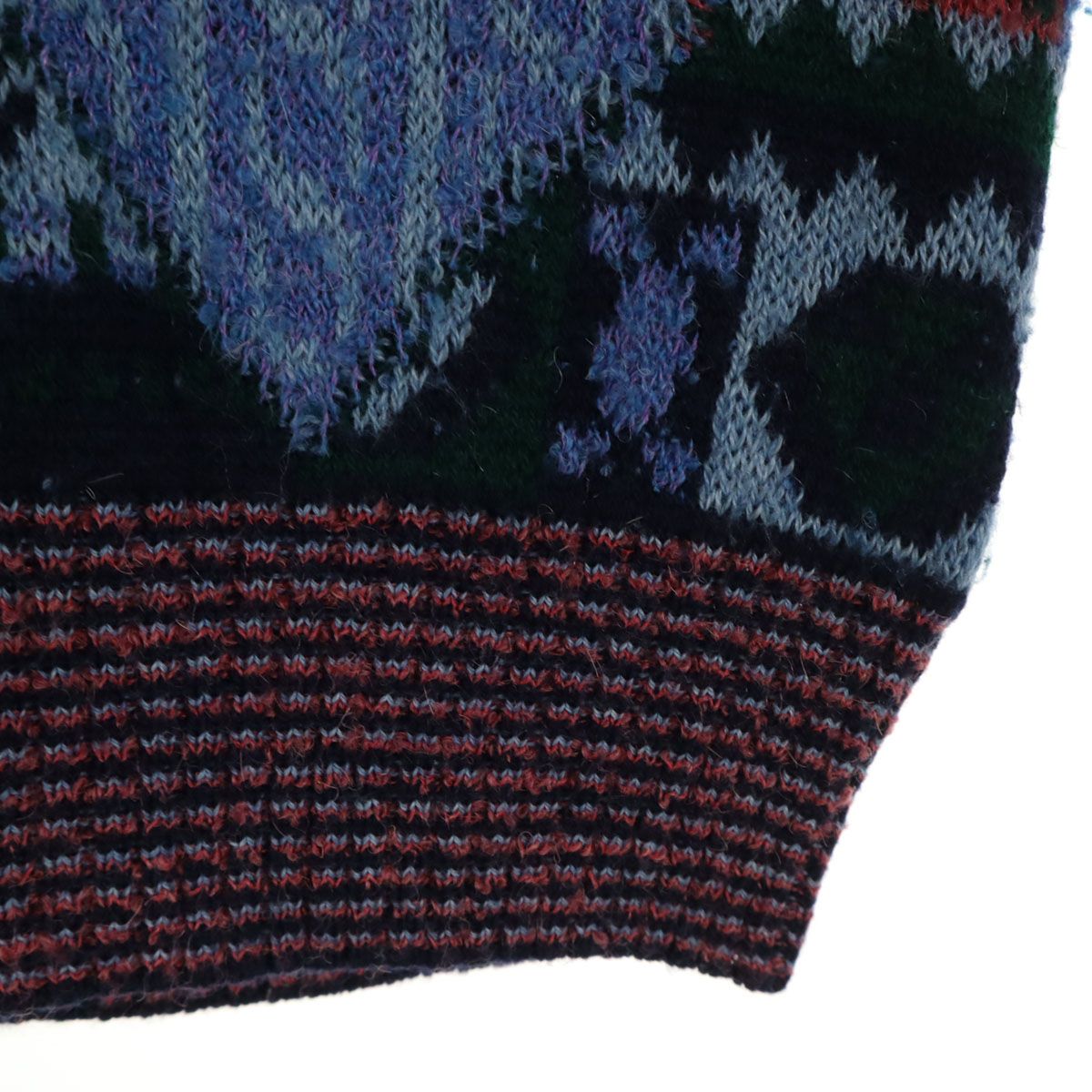 PREMA by CailoLana 90s イタリア製 オールド 総柄 長袖 Vネック