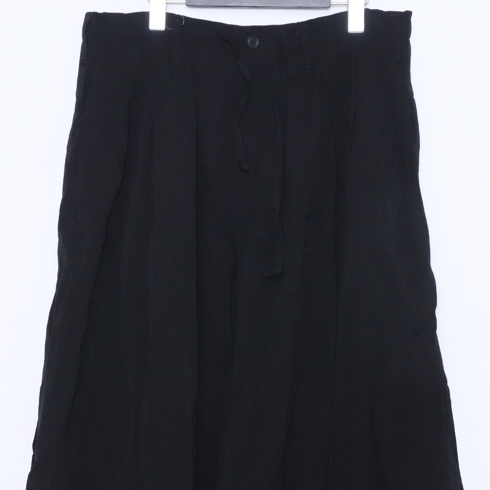 YOHJI YAMAMOTO ウールギャバジンバルーンパンツ サイズ2 ブラック HH
