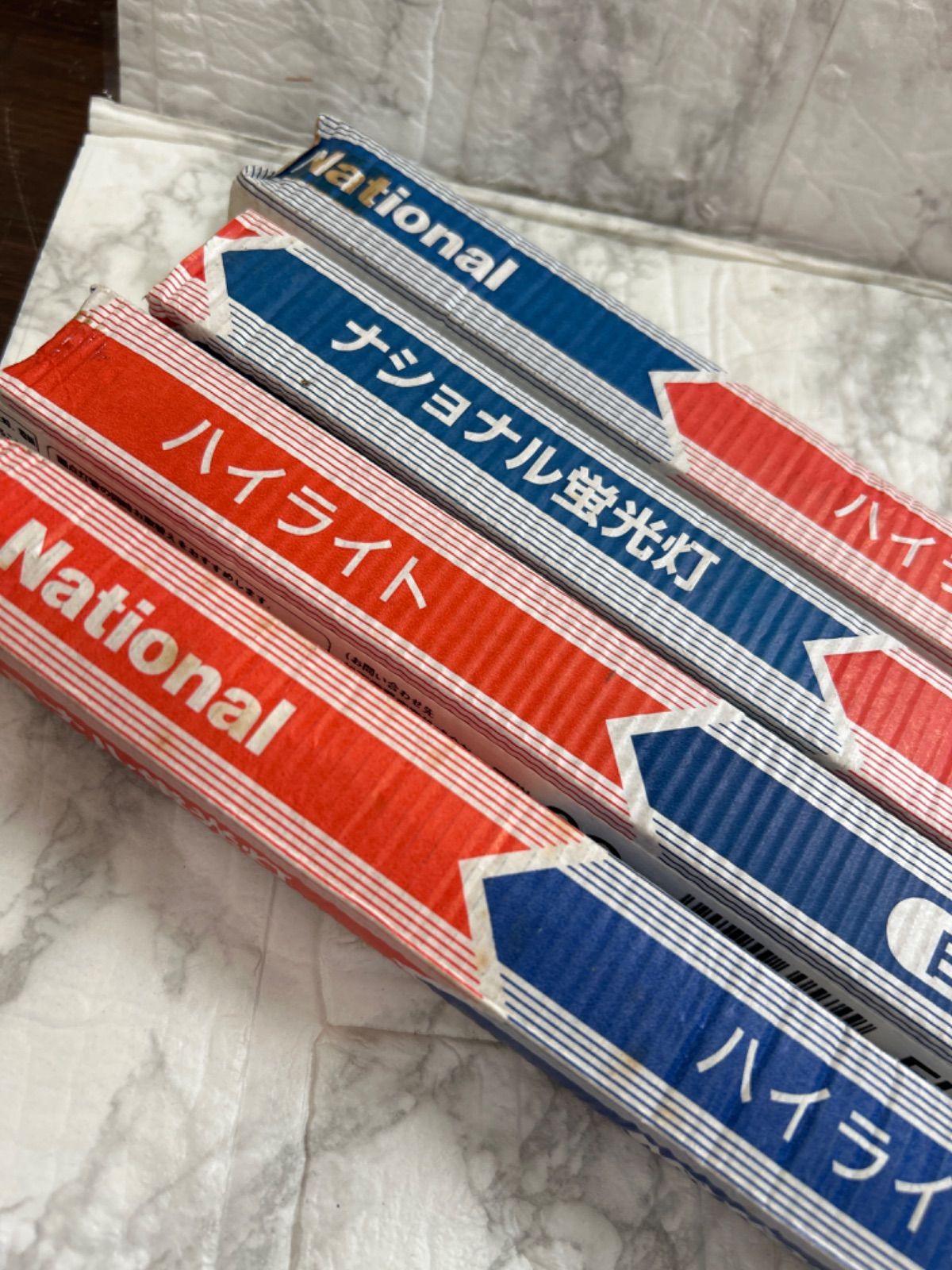 新品未使用 レトロ ナショナル ハイライト 白色 蛍光灯 4点
