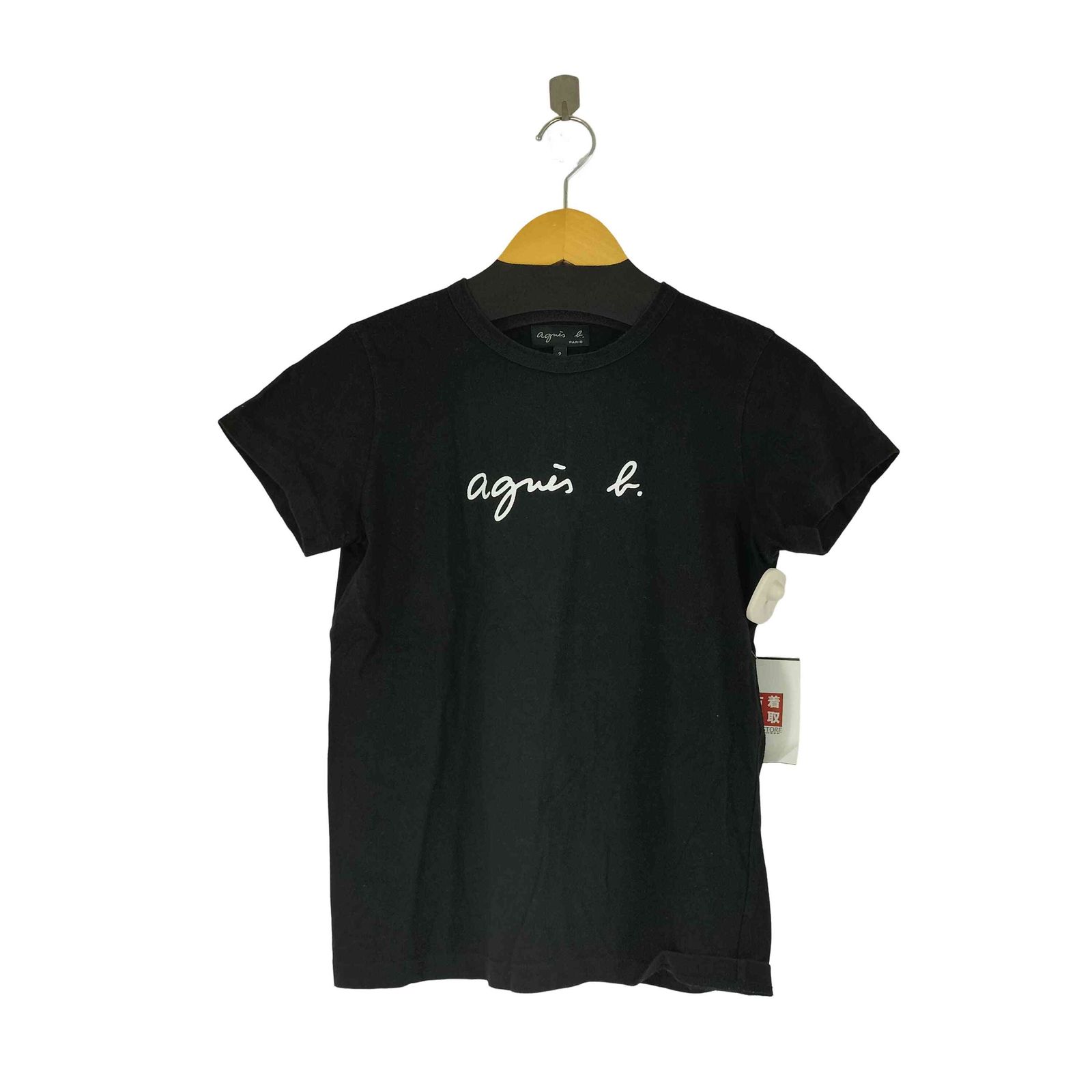 アニエスベー agnes b. ロゴプリント S/S Tシャツ レディース 2