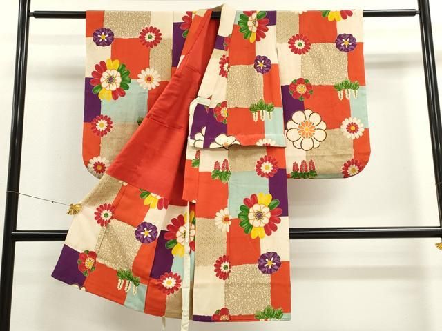 アンティーク　大正ロマン　七五三 着物 平和屋着物[]アンティーク 大正ロマン 七五三 女の子 7歳 祝着 四つ身