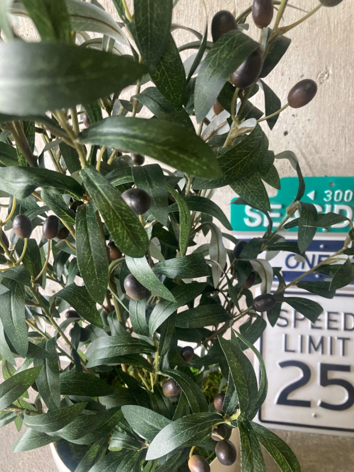 光触媒 人工観葉植物 ウォールグリーン フェイクグリーン オリーブ100