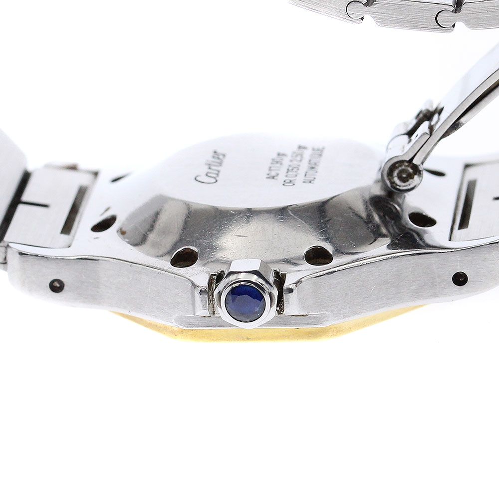 ベルトジャンクカルティエ CARTIER サントスオクタゴンLM YGベゼル