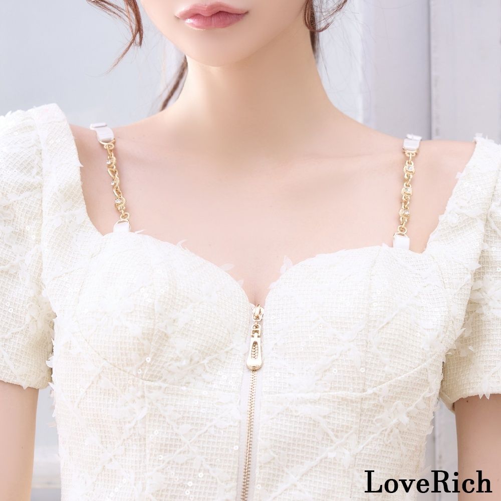 LoveRich ラブリッチ 【SMLサイズ/3カラー】セットアップ ファスナー