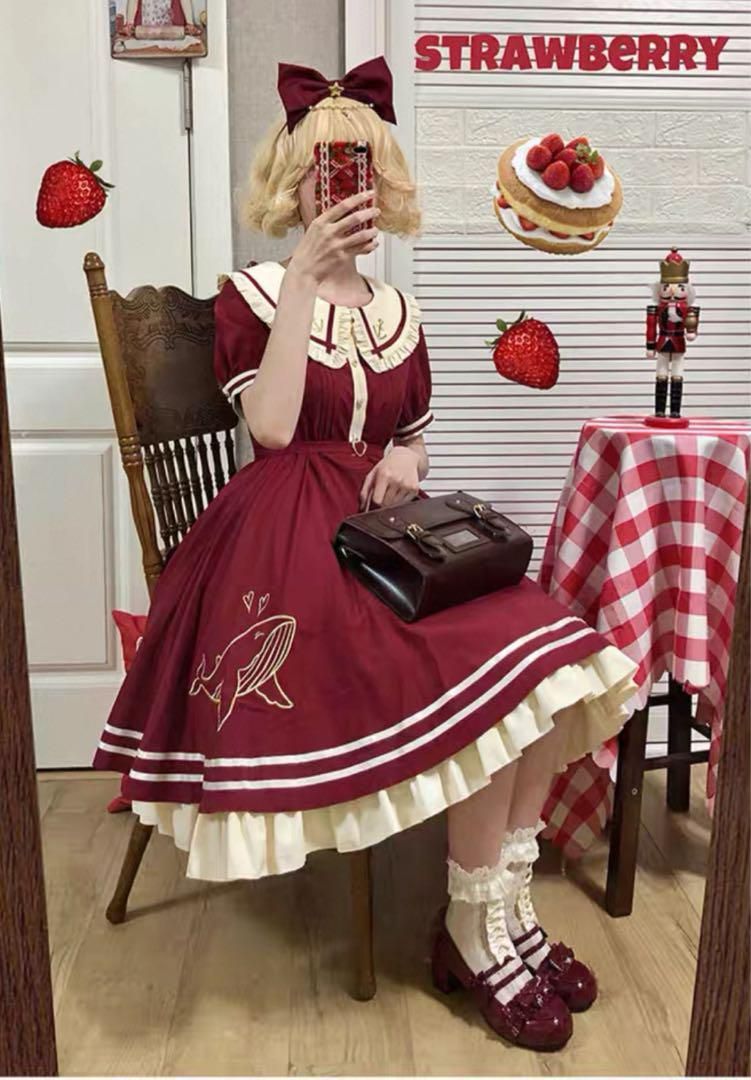 Mサイズ セーラー風デザインが