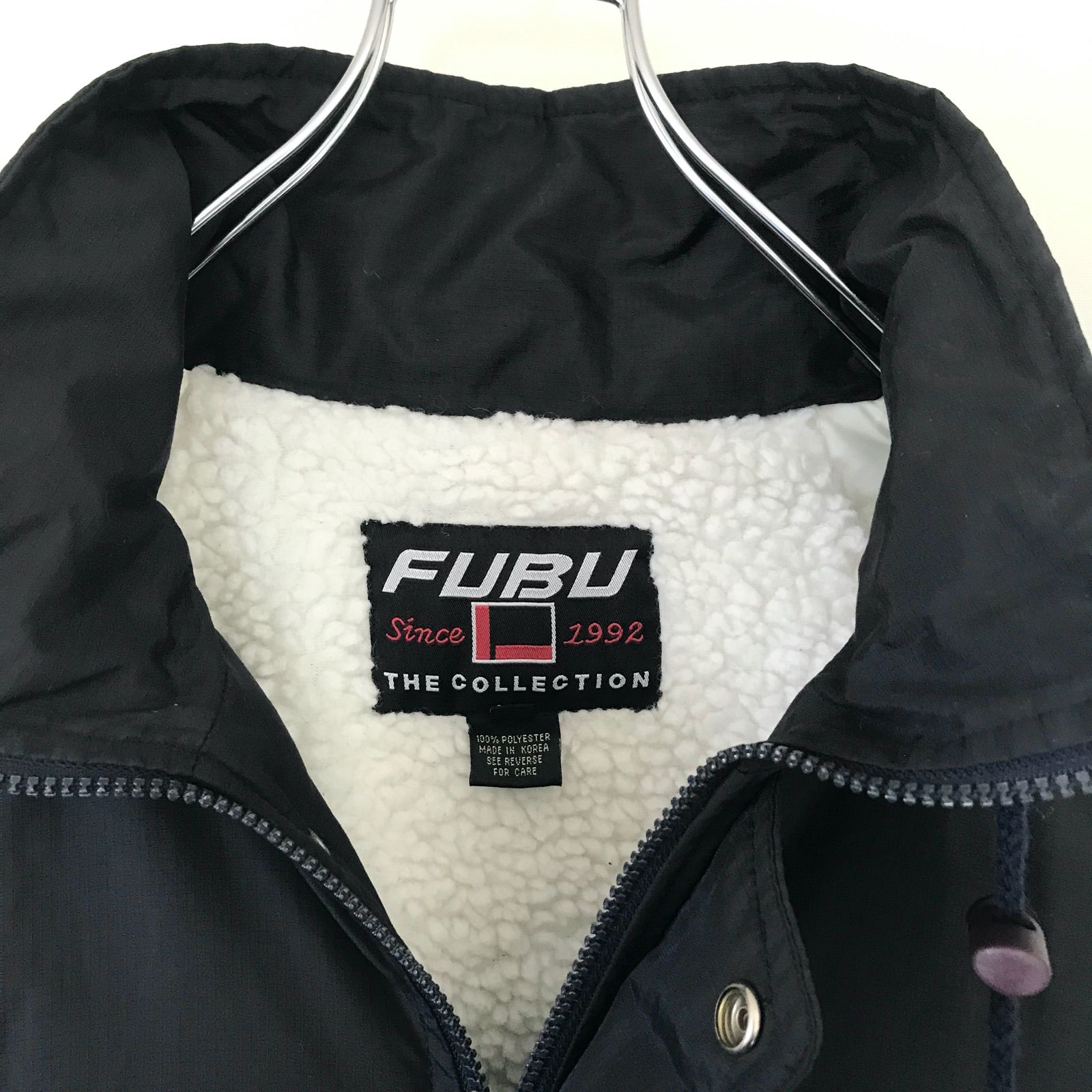 FUBU☆フブ☆90s☆バスケットボール☆ベンチコート☆背中ビッグロゴ