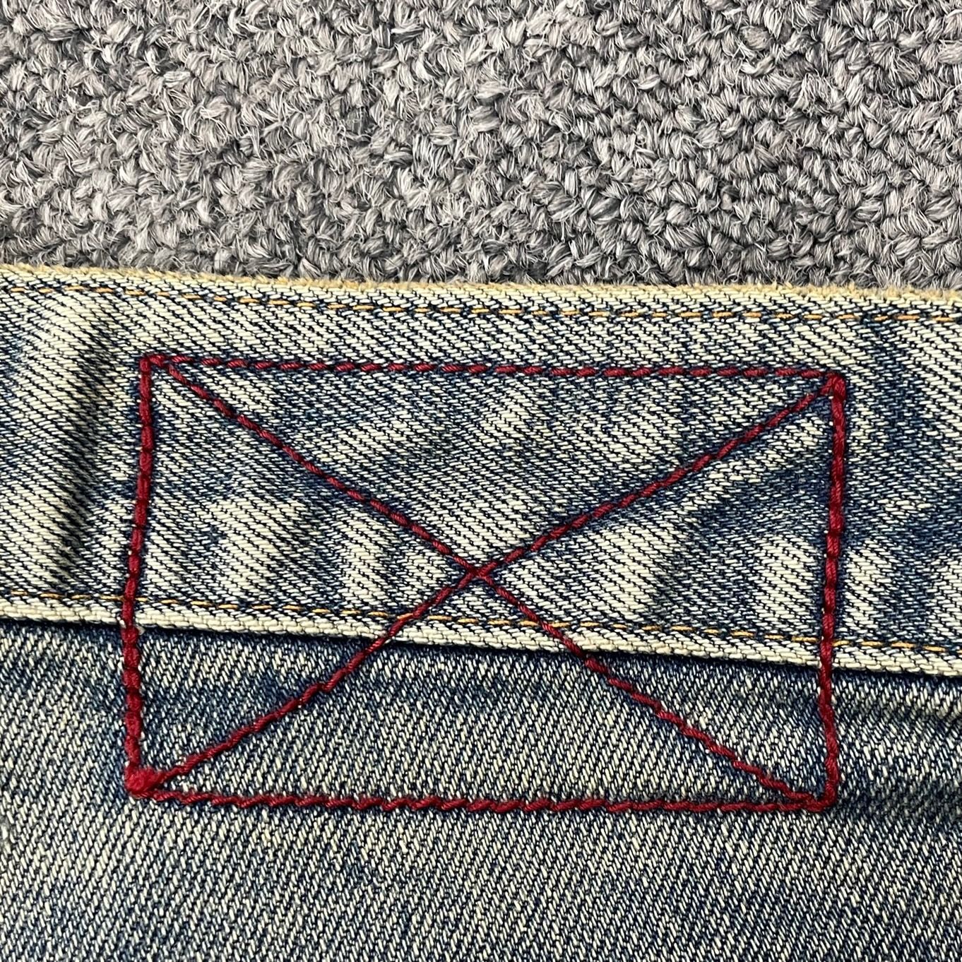 定価44000円 MLVINCE type-1 slim damage jeans タイプ1 スリム