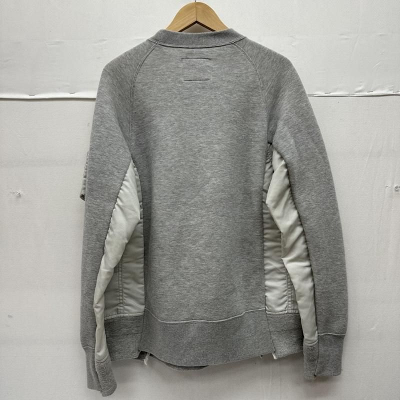 サカイsacai スウェットx MA-1 ドッキングSCM 032