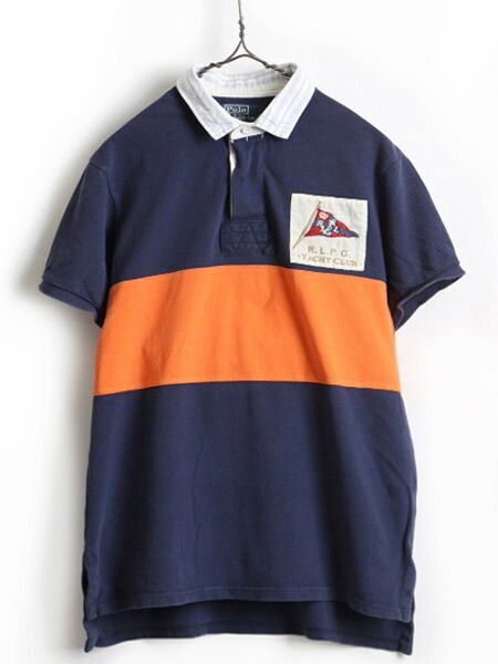 □POLOポロ ラルフローレン 襟切替 ラガータイプ 鹿の子 半袖