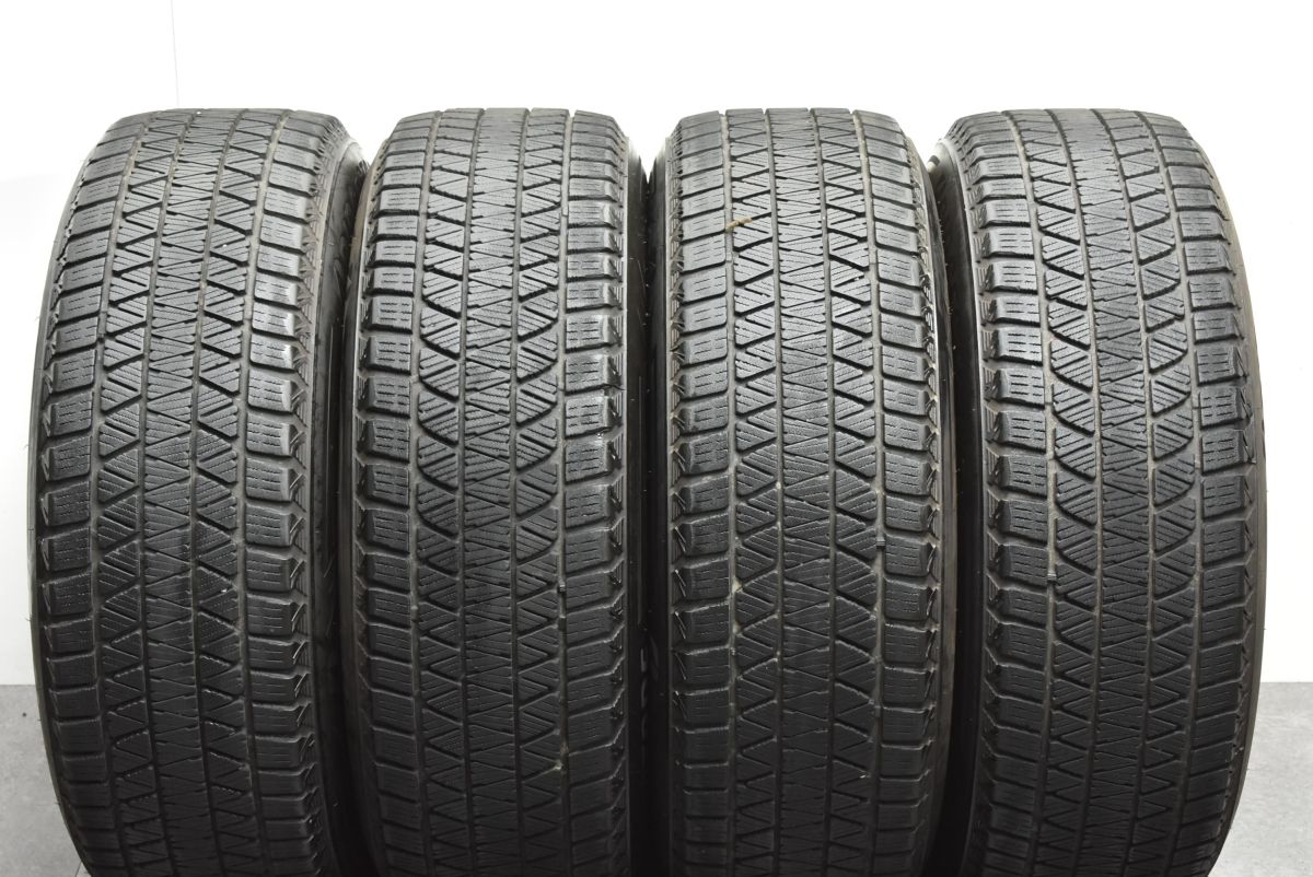 【美品】DELTA FORCE OVAL 17in 8J +35 PCD114.3 ブリヂストン ブリザック DM-V3 225/65R17 RAV4 ハリアー デリカD:5 CX-5 交換用 即納可