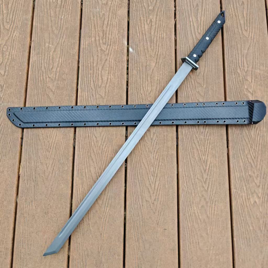 殺意の絶影唐刀  武具　刀装具　日本刀　模造刀 横刀  直刀 Amazon.co.jp: 【さくら造形 CP414】樹脂製 日本刀 打刀 刃紋