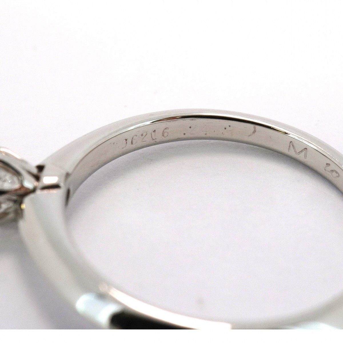 5jeb0299】ティファニー リング ソリティア 1PD Pt950 プラチナ  